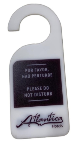 Aviso de Porta de Hotel